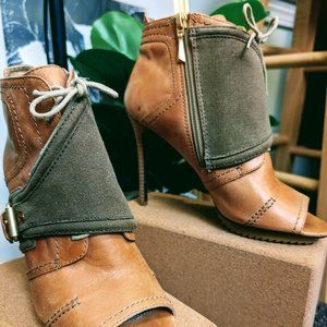 Rachel Roy | High Heel Leather Ankle Bootie